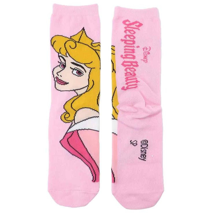 【10％OFFクーポン！1/29(木)1:59まで】cinemacollection 眠れる森の美女 女性用靴下 レディース ハイソックス オーロラピンク ディズニー スモールプラネット キャラックス大人向け プリンセス グッズ シネマコレクション イン