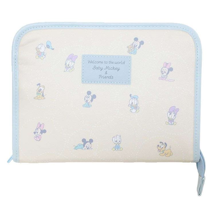【10％OFFクーポン！2/10(火)1:59まで】cinemacollection ベビーミッキー＆フレンズ 母子手帳ケース ファスナージャバラマルチケース ディズニー クーザ 通帳 おくすり手帳 ポーチ キャラクター グッズ マタニティ