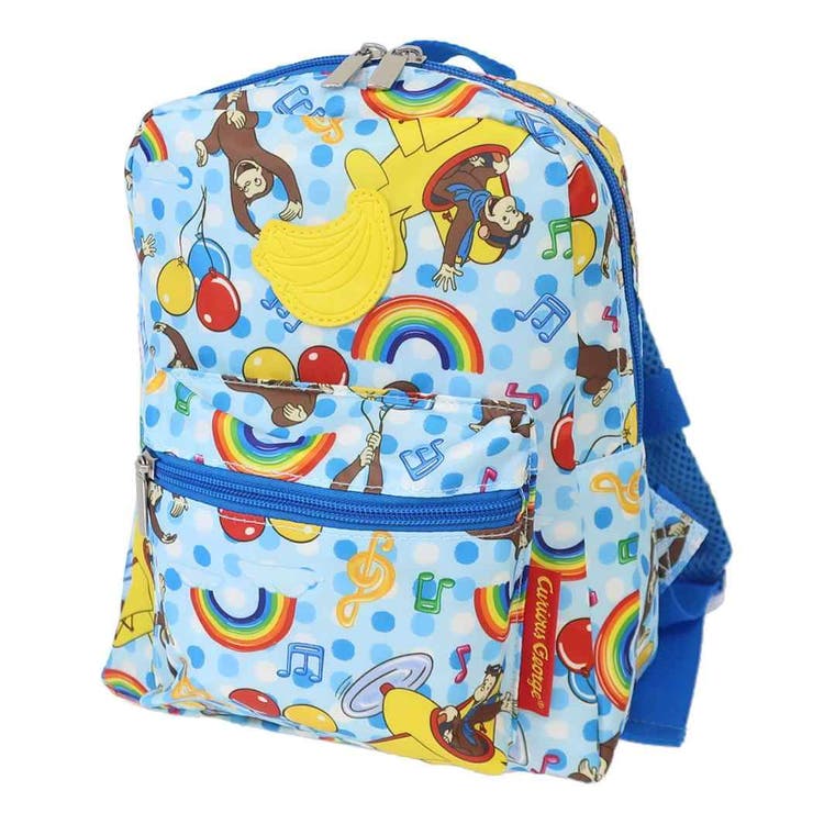 cinemacollection おさるのジョージ ベビーリュック 赤ちゃん用デイパック ブルー アイプランニング プレゼント ママ雑貨 絵本キャラクター グッズ ベビー