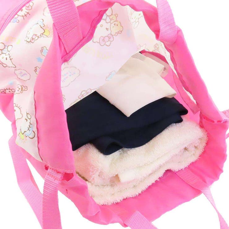 【10％OFFクーポン！2/23(月)1:59まで】cinemacollection ハローキティ プールバッグ 2wayボンサック 2層式 サンリオ 高波クリエイト ビーチバッグ 海プール サマーレジャー用品 キャラクター グッズ 水着