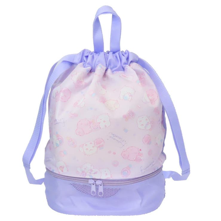 cinemacollection ふんわりねころん プールバッグ 2wayボンサック 2層式 サンエックス 高波クリエイト ビーチバッグ 海プール サマーレジャー用品 キャラクター グッズ 水着