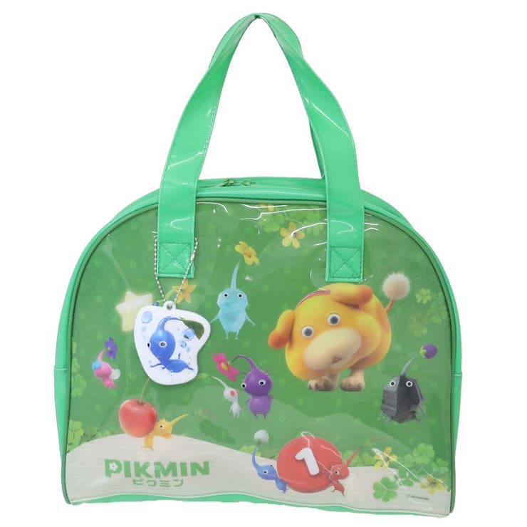 【10％OFFクーポン！3/26(木)1:59まで】cinemacollection ピクミン プールバッグ ビーチバッグ ボストンバッグ グリーン サンアート 海プール レジャー用品 キャラクター グッズ 水着