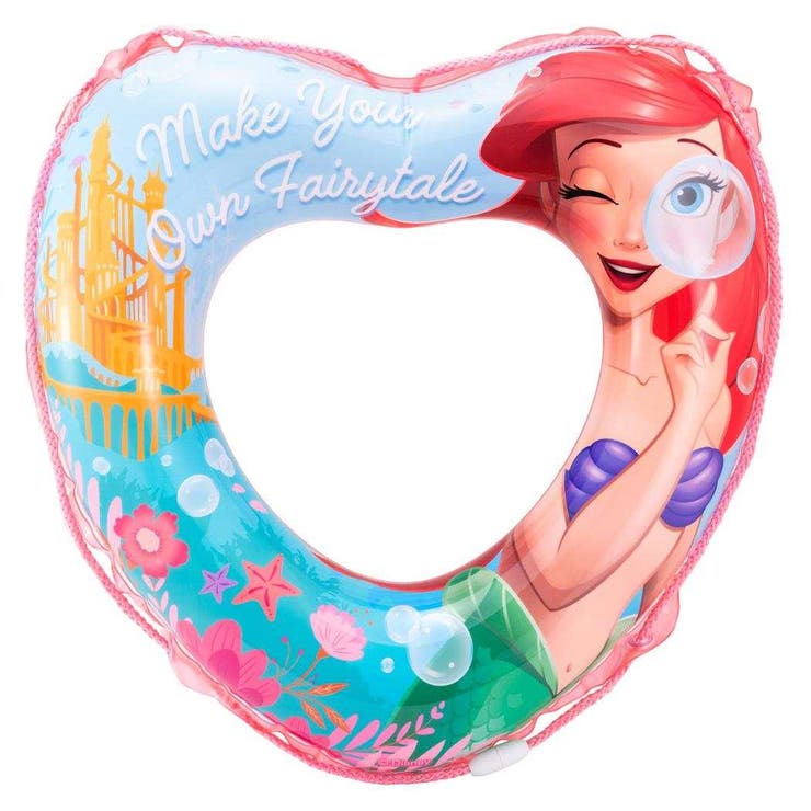 cinemacollection リトルマーメイド 浮き輪 60cm ハートうきわ アリエル ディズニープリンセス マルカ 海プール サマーレジャー用品 キャラクター グッズ 水着