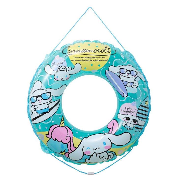 cinemacollection シナモロール 浮き輪 90cm うきわ サンリオ マルカ 海プール サマーレジャー用品 キャラクター グッズ 水着