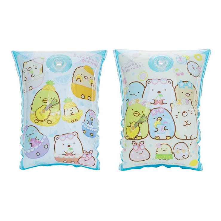 【10％OFFクーポン！3/26(木)1:59まで】cinemacollection すみっコぐらし 腕用浮き輪 アームリング サンエックス マルカ 海プール サマーレジャー用品 キャラクター グッズ 水着