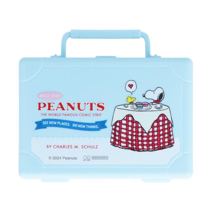 【10％OFFクーポン！2/10(火)1:59まで】cinemacollection スヌーピー メモ帳 ミニトランクケース入メモ Bon Voyage！ ライトブルー ピーナッツ サンスター文具 新学期準備文具 かわいい キャラクター グッズ その他