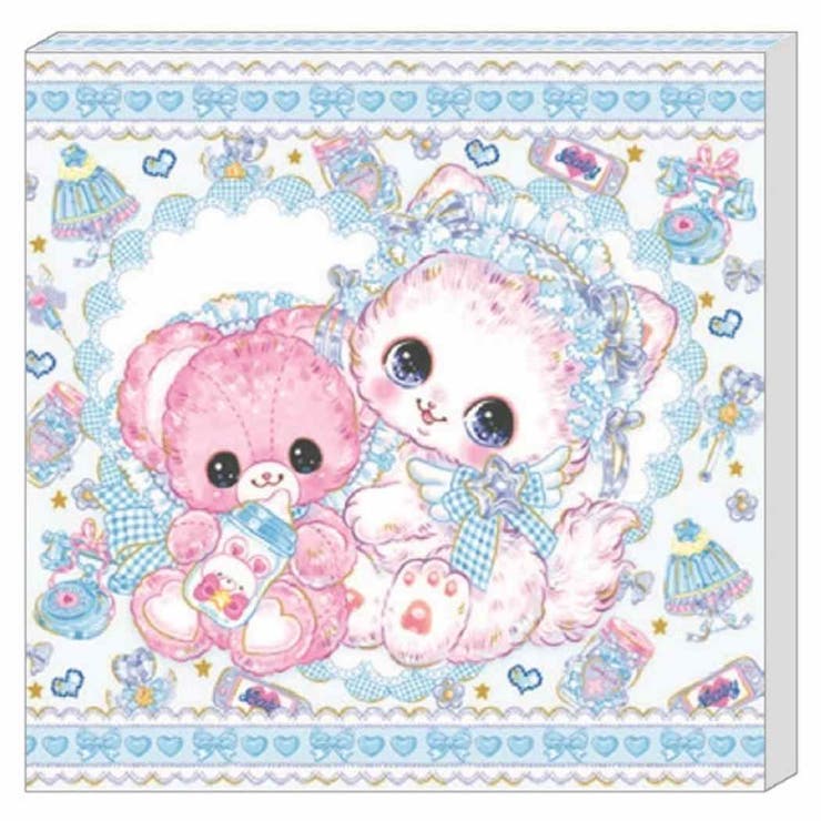 cinemacollection 飴ノ森ふみか メモ帳 メモパッド えんじぇるブルー クローズピン 新学期準備文具 事務用品 ガーリーイラスト グッズ その他