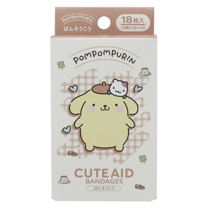 cinemacollection ポムポムプリン 絆創膏 ばんそうこう 4 サンリオ サンタン 救急 キャラクター グッズ その他