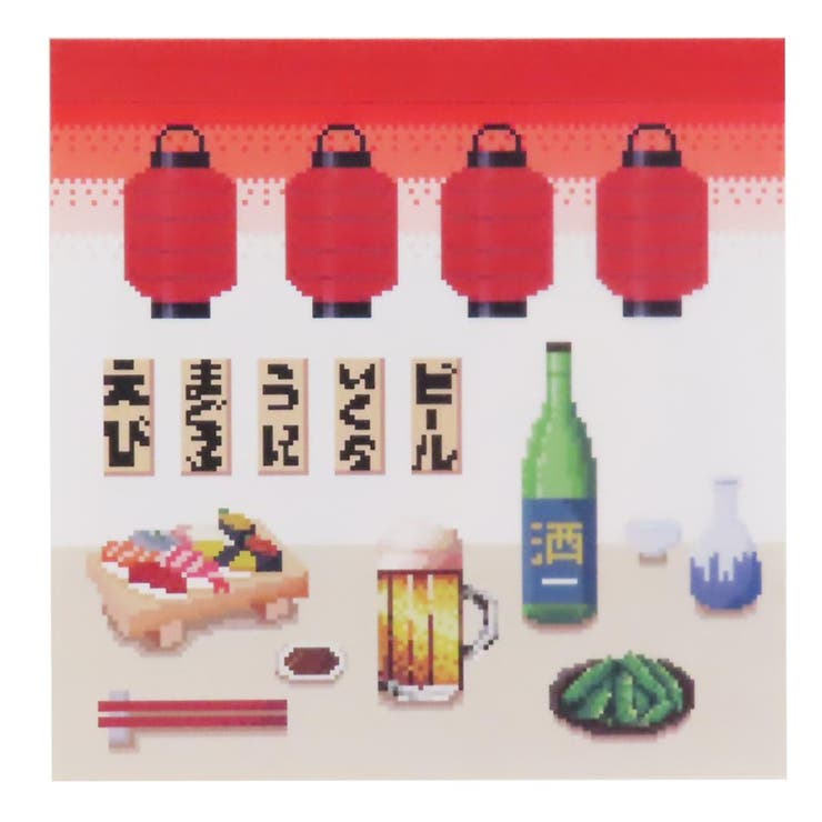 cinemacollection ピクセルック メモ帳 メモパッドスクエア 居酒屋 Green Flash 新学期準備文具 かわいい グッズ その他