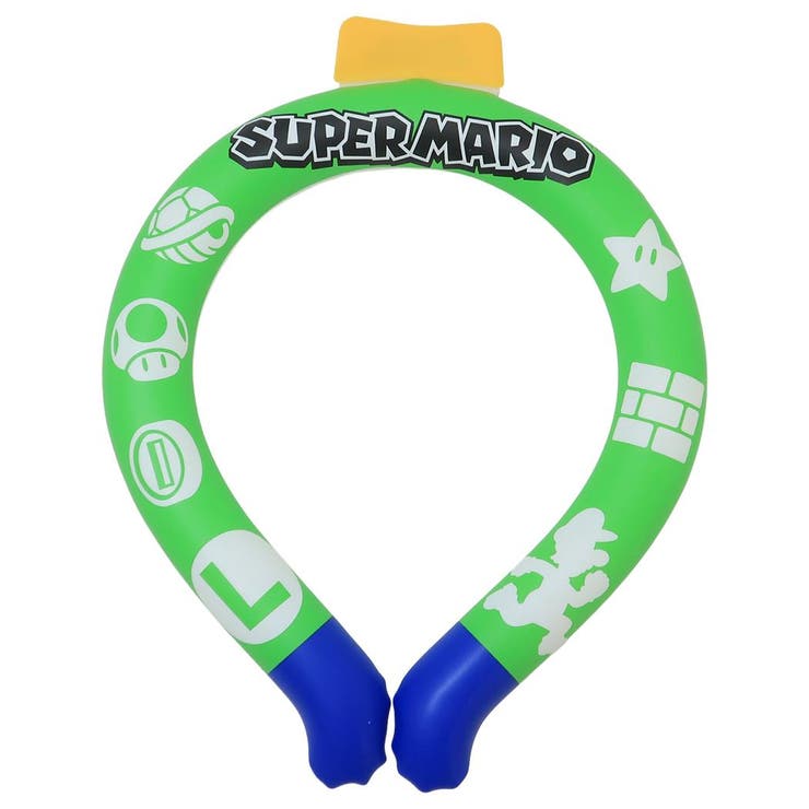 【10％OFFクーポン！3/26(木)1:59まで】cinemacollection スーパーマリオ 夏用クールネック ネッククールリング ルイージ グリーンM ジェイズプランニング 暑さ対策 アウトドア キャラクター グッズ その他