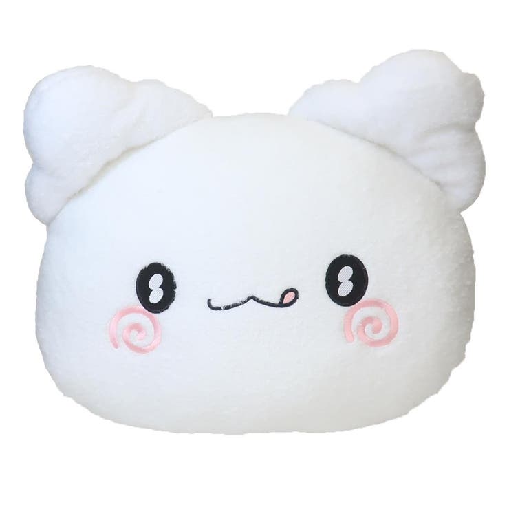 cinemacollection はなまるおばけ クッション フェイスクッション ふんわり光るシリーズ 舌ぺろ サンリオ ケイカンパニー インテリア 蓄光 キャ...