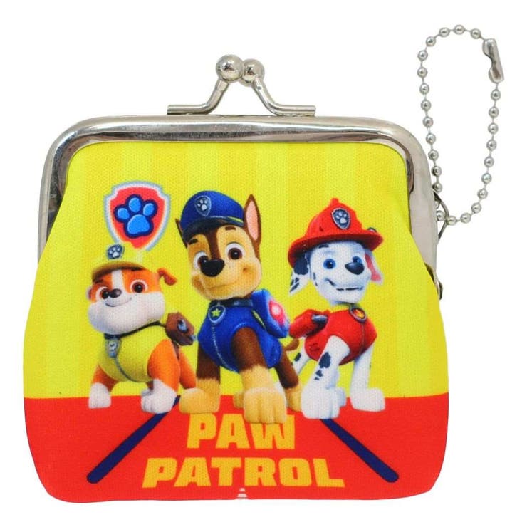 cinemacollection パウパトロール 小銭入れ ミニがまぐち2 コインケース イエロー ケイカンパニー 小物入れ アニメキャラクター グッズ 財布