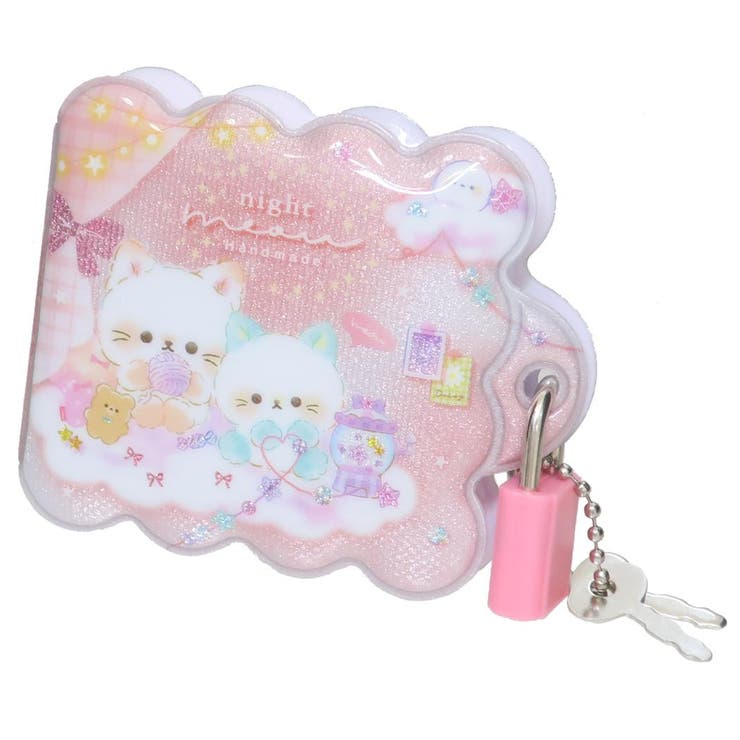 cinemacollection ナイトミャウ メモ帳 シャイニーもこもこメモ ハンドメイド クーリア 新学期準備文具 かわいい グッズ その他