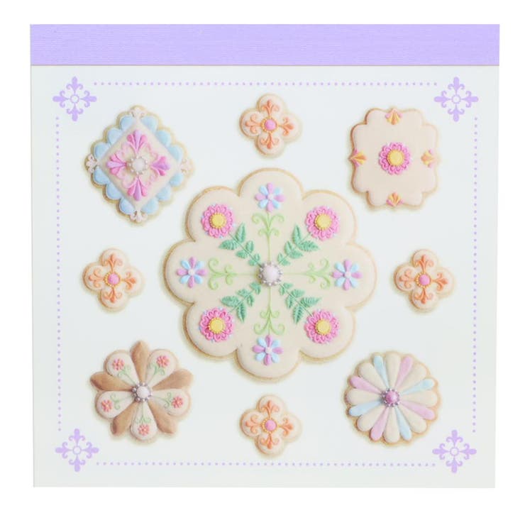 cinemacollection KUNIKA メモ帳 メモパッド スクエア purple Green Flash 新学期準備文具 伝言 おしゃれ グッズ その他