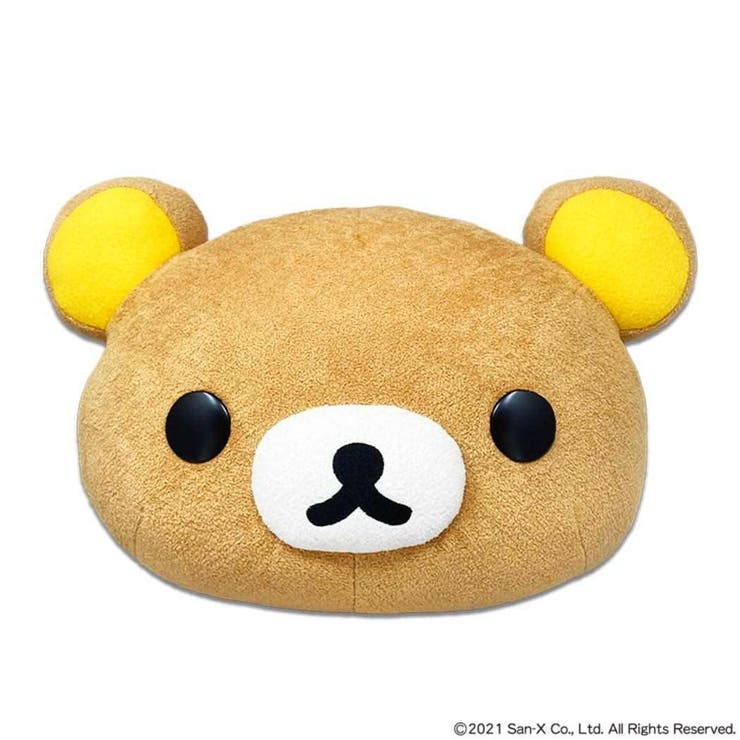 cinemacollection リラックマとカオルさん クッション フェイスクッション サンエックス 内藤デザイン インテリア キャラクター グッズ その他