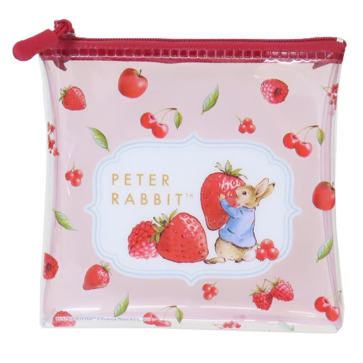 cinemacollection ピーターラビット ミニポーチ マルチポーチ BPフルーツ P S＆C クリアポーチ 小物入れ 絵本キャラクター グッズ バッグ・鞄