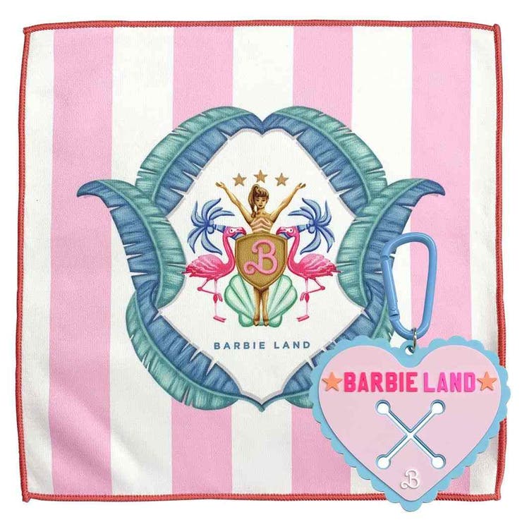 cinemacollection バービー ミニタオル タオル＆タオルホルダーセット Barbie インロック コレクション雑貨 キャラクター グッズ 小物
