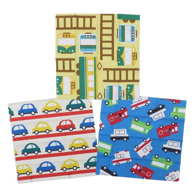【10%OFFクーポン!11/27(木)1:59まで】cinemacollection ピッコリーノ ハンカチ ハンカチーフ 3枚セット グッドドライブ 新入学...