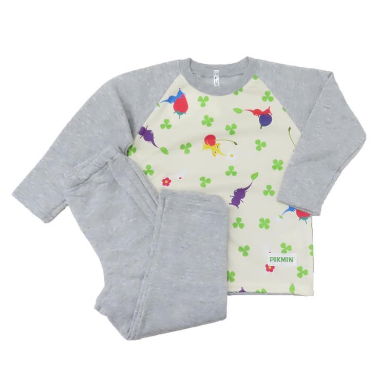 cinemacollection ピクミン キッズファッション 長袖長パンツ グレー カイタックファミリー キッズ 子..