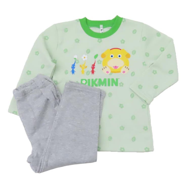 cinemacollection ピクミン キッズファッション 長袖長パンツ グリーン カイタックファミリー キッズ ..