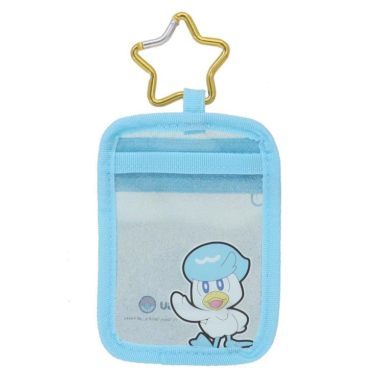 cinemacollection ポケットモンスター 定期入れ クリアパスケース クワッス ポケモン サンアート ICカードケース 通学 キャラクター グッズ 小物