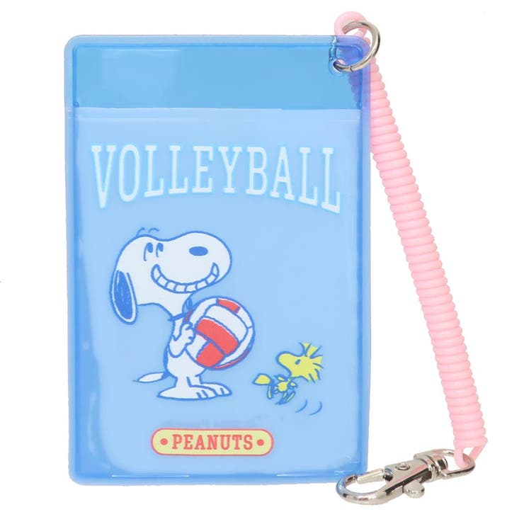 【10％OFFクーポン！3/26(木)1:59まで】cinemacollection スヌーピー 定期入れ クリアパスケース バレーボール ピーナッツ マリモクラフト ICカードケース キャラクター グッズ 小物