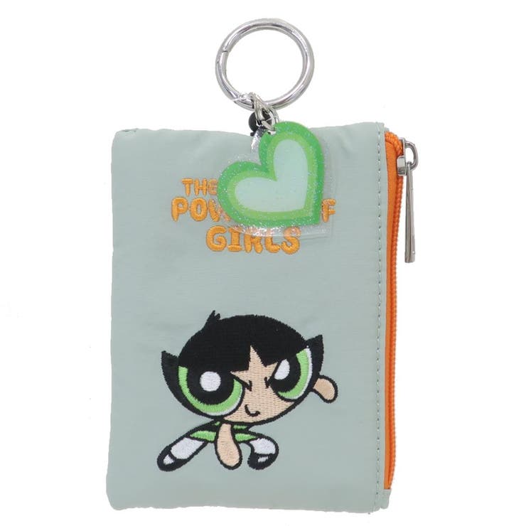 【10％OFFクーポン！3/26(木)1:59まで】cinemacollection パワーパフガールズ 小銭入れ＆定期入れ リール付きパスポーチ バターカップ マリモクラフト キー＆パスポーチ ICカードケース キャラクター グッズ 小物