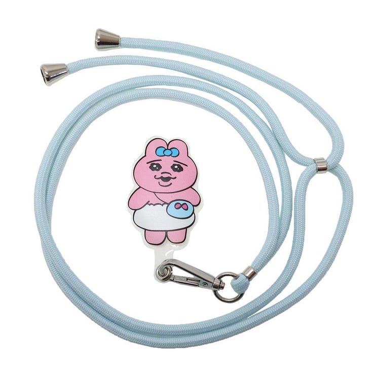 【10％OFFクーポン！11/27(木)1:59まで】cinemacollection おぱんちゅうさぎ スマホアクセ スマートフォンストラップ ポシェット カミオジャパン ショルダーストラップ スマホショルダー キャラクター グッズ 小物