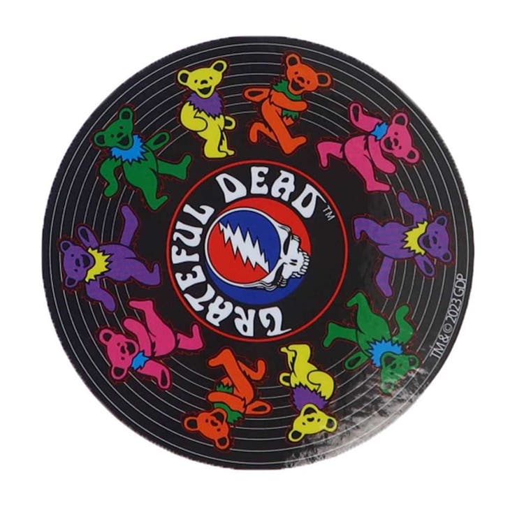 【10％OFFクーポン！11/27(木)1:59まで】cinemacollection グレイトフルデッド Grateful Dead ダイカットシール キャラクターステッカー サークル スモールプラネット ダイカットビニールステッカー デコシール 耐水