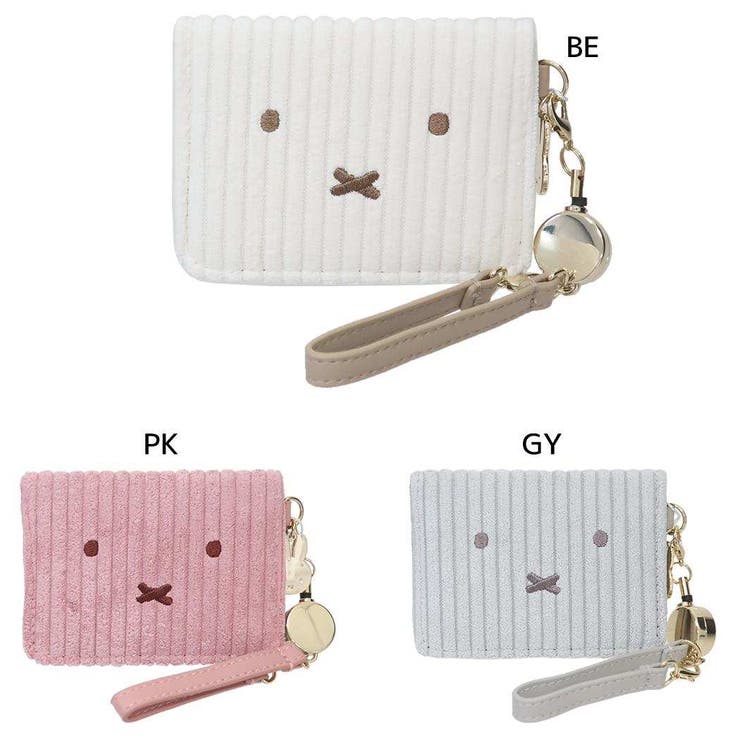 cinemacollection ミッフィー 定期入れ 二つ折りパスケース おかおコーデュロイシリーズ ディックブルーナ マリモクラフト ICカードケース 絵本キャラクター グッズ 小物