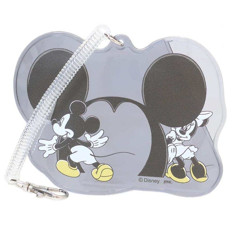 cinemacollection ミッキー＆ミニー 定期入れ ダイカットパスケース BK ディズニー マリモクラフト ICカードケース キャラクター グッズ 小物