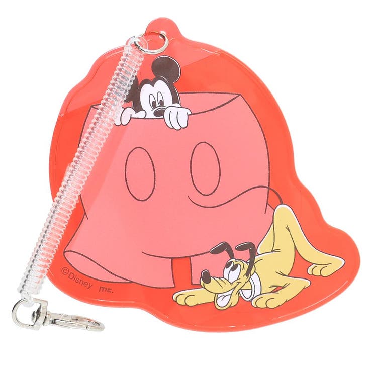 cinemacollection ミッキー＆プルート 定期入れ ダイカットパスケース RD ディズニー マリモクラフト ICカードケース キャラクター グッズ 小物