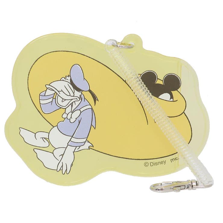 cinemacollection ミッキー＆ドナルド 定期入れ ダイカットパスケース YE ディズニー マリモクラフト ICカードケース キャラクター グッズ 小物