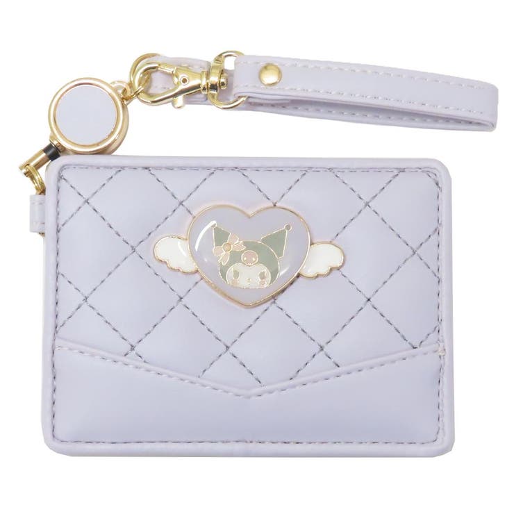 cinemacollection クロミ 定期入れ リール付き単パスケース エンジェルメタル サンリオ サンアート シングルパスケース ICカードケース キャラクター グッズ 小物