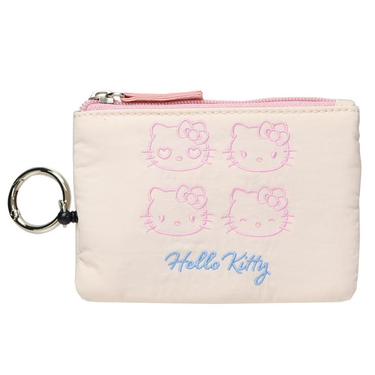 【10％OFFクーポン！3/26(木)1:59まで】cinemacollection ハローキティ 定期入れ パスポーチ フェイス サンリオ マリモクラフト 通勤 通学 キャラクター グッズ 小物