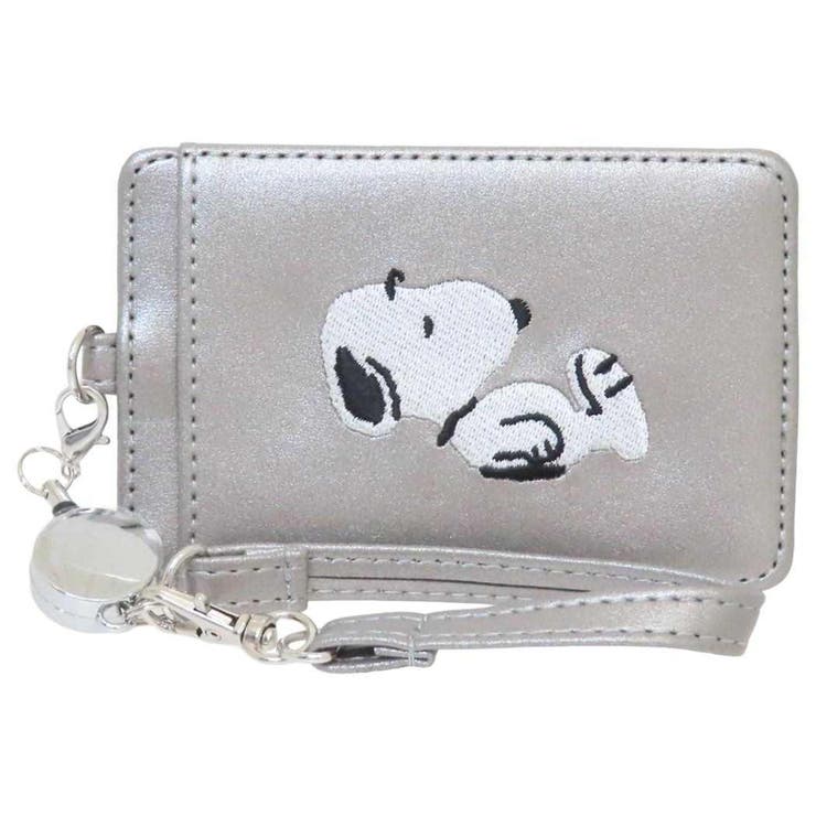 cinemacollection スヌーピー 定期入れ シングルパスケース Get up ピーナッツ カミオジャパン ICカードケース キャラクター グッズ 小物