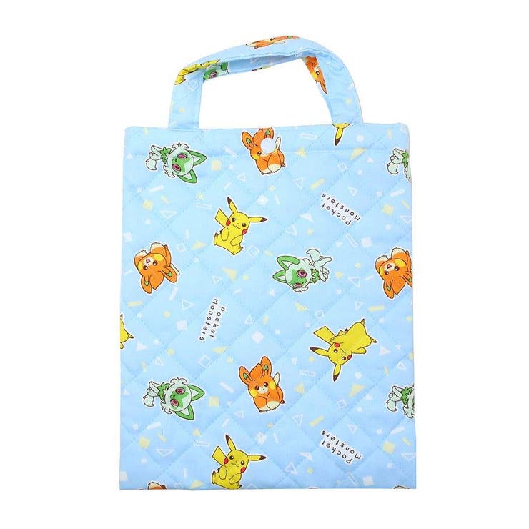 cinemacollection ポケットモンスター タブレットケース キルトマルチケース サックス ポケモン マルヨシ 新学期準備雑貨 幼稚園 小学生 キャラクター グッズ 小物