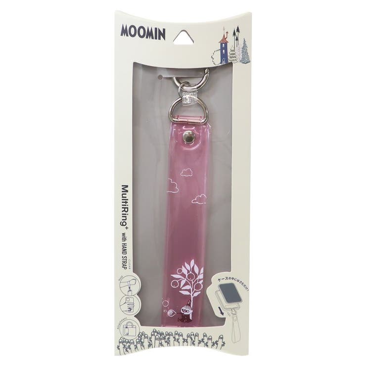 【10％OFFクーポン！11/27(木)1:59まで】cinemacollection ムーミン スマホアクセ マルチリングプラスクリアハンドストラップセット リトルミイ 北欧 グルマンディーズ スマホリング キャラクター グッズ 小物