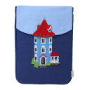 cinemacollection ムーミン タブレットケース ガジェットケース アップリケハウス 北欧 丸眞 ノートパソコンケース キャラクター グッズ 小物