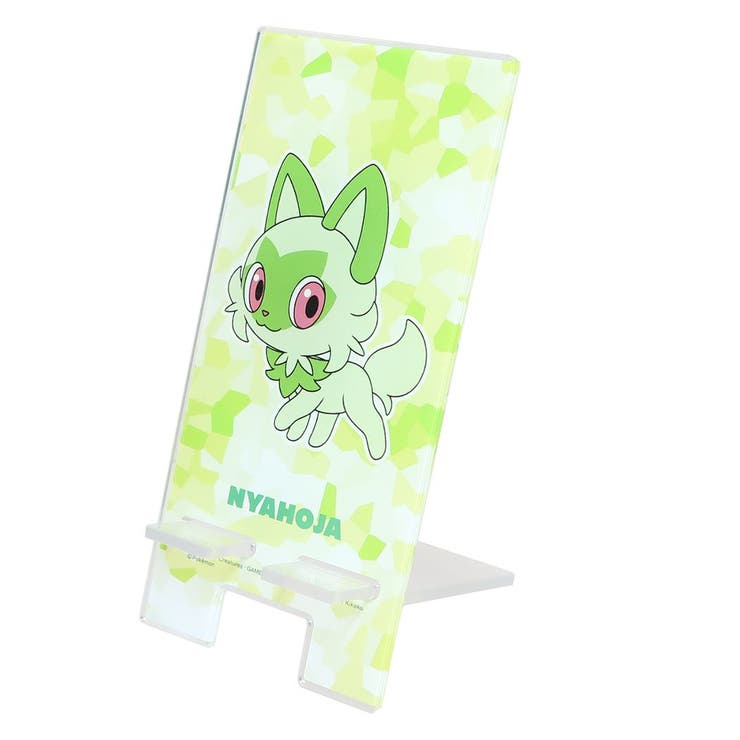 cinemacollection ポケットモンスター スマホスタンド アクリルスマホスタンド ニャオハ ポケモン グルマンディーズ プレゼント かわいい スマートフォンスタンド キャラクター グッズ 小物