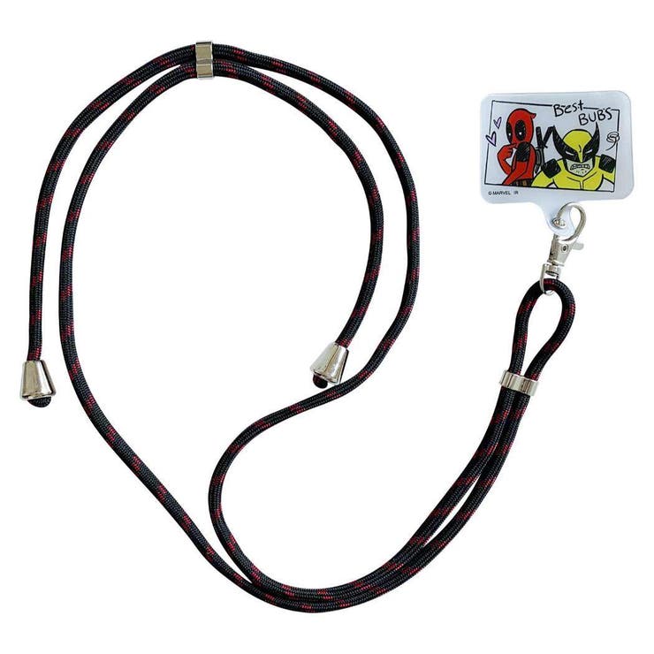 【10％OFFクーポン！11/27(木)1:59まで】cinemacollection デッドプール＆ウルヴァリン スマホアクセ スマホショルダーストラップ MARVEL インロック 落下防止 スマートフォン ネックストラップ キャラクター グッズ 小物