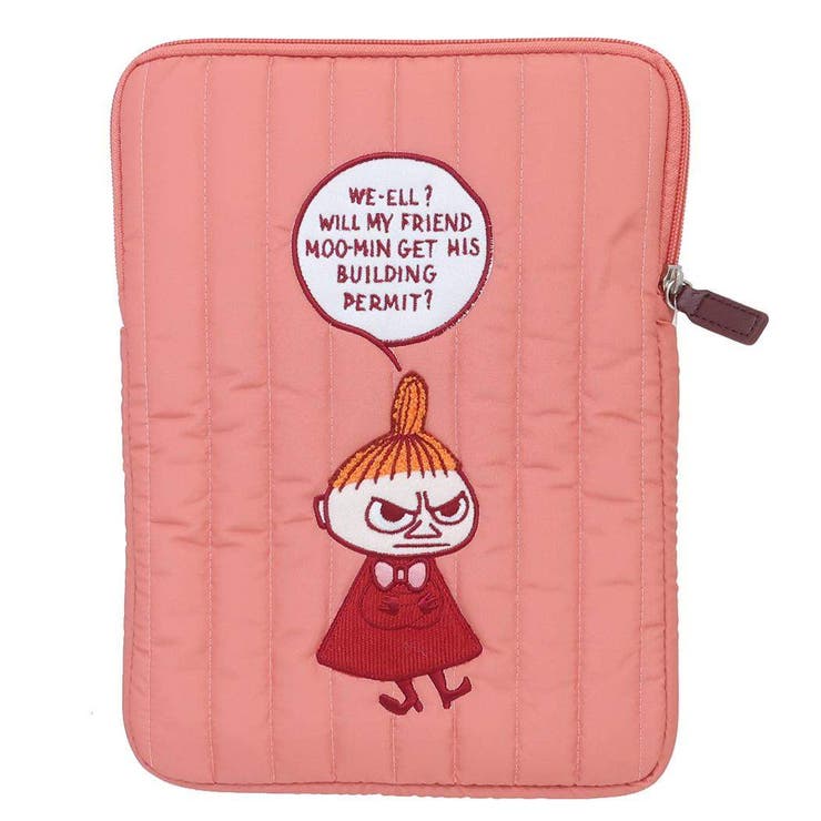 【10％OFFクーポン！11/27(木)1:59まで】cinemacollection ムーミン タブレットケース ガジェットポーチ リトルミイ ムスッとポーズ 北欧 丸眞 プレゼント キャラクター グッズ 小物