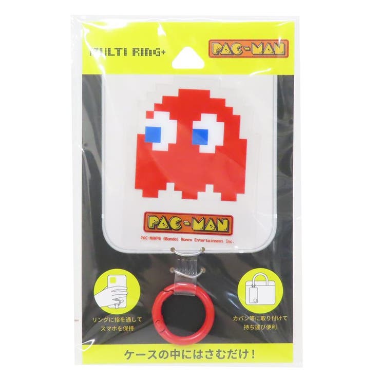【10％OFFクーポン！11/27(木)1:59まで】cinemacollection パックマン スマホアクセ マルチリングプラス ブリンキー グルマンディーズ スマホリング ゲームキャラクター グッズ 小物