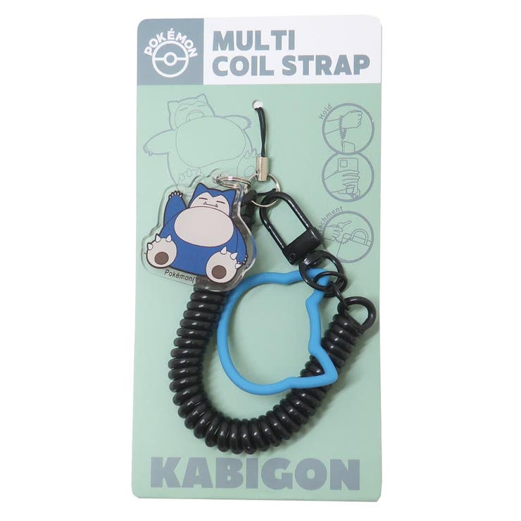 cinemacollection ポケットモンスター スマホアクセ マルチコイルストラップ カビゴン ...