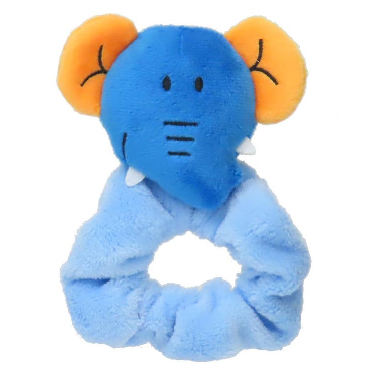 cinemacollection たべっ子どうぶつ ヘアアクセ タオルシュシュ ぞう ギンビス エスケイジャパン ヘアゴム 髪飾り キャラクター グッズ ヘアアクセサリー