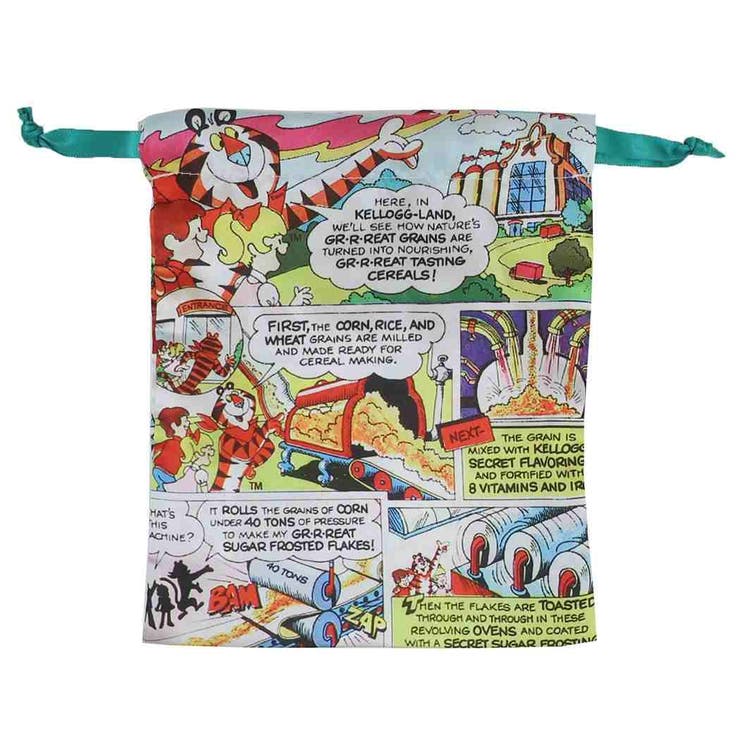 【10％OFFクーポン！11/27(木)1:59まで】cinemacollection ケロッグ 巾着袋 リボン巾着 コミック スモ..