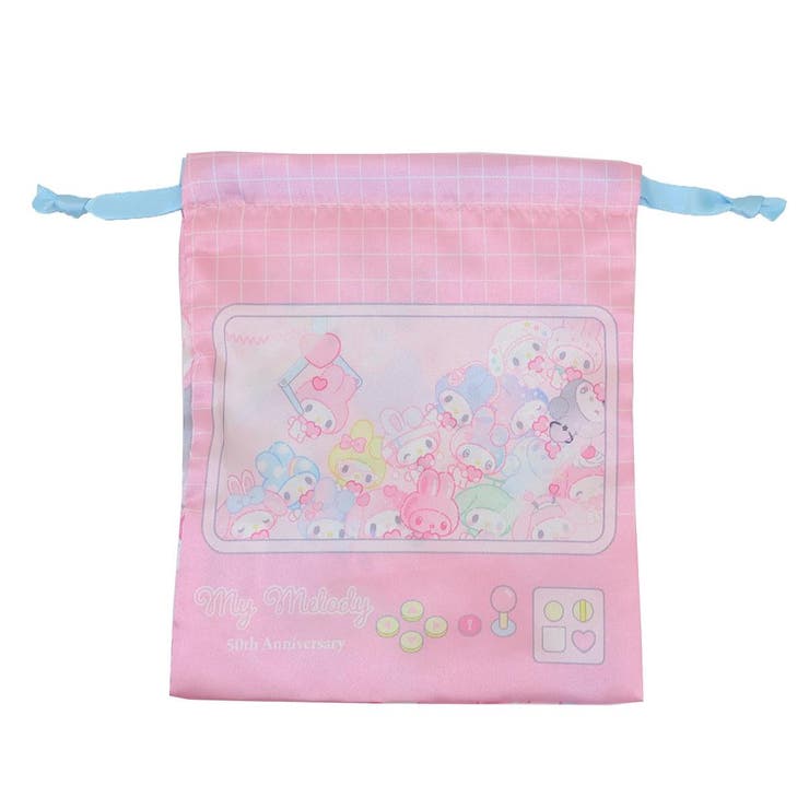 【10％OFFクーポン！11/27(木)1:59まで】cinemacollection マイメロディ 巾着袋 リボン巾着 きんちゃく..