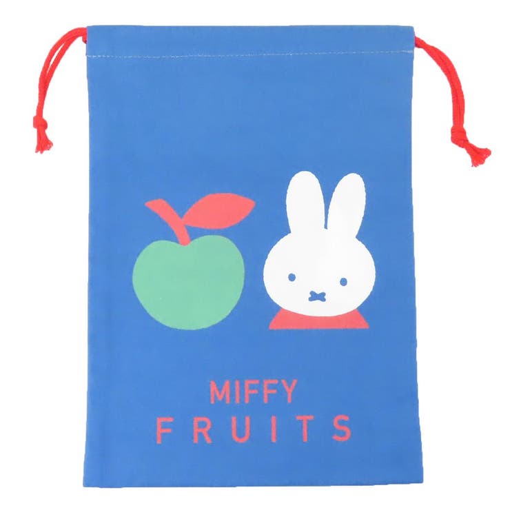 【10％OFFクーポン！本日実施中】cinemacollection ミッフィー 巾着袋 きんちゃくポーチ MIFFY FRUITS りんご ディックブルーナ スモールプラネット 小物入れ 絵本キャラクター グッズ 浴衣・着物