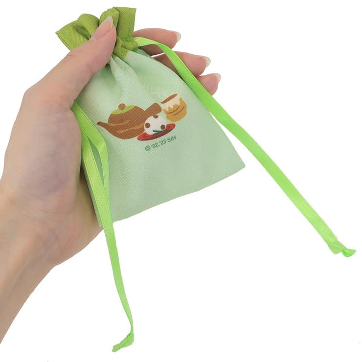 cinemacollection お茶犬 ミニ巾着袋 豆巾着 ベーシックシリーズ リョク マリモクラフト まめきんちゃく 小物入れ キャラクター グッズ 浴衣・着物