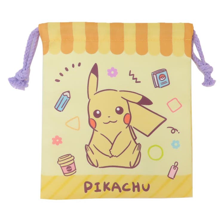 cinemacollection ポケットモンスター きんちゃくポーチ 巾着 ピカチュウ ポケモン 小物入れ キャラクター グッズ 浴衣・着物